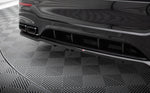 Maxton Design - Central Rear Splitter (with Vertical Bars) V.2 Mercedes Benz GLC63 AMG SUV X253