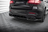 Maxton Design - Central Rear Splitter (with Vertical Bars) V.2 Mercedes Benz GLC63 AMG SUV X253 Rear Diffuser Maxton Design royalty-bespoke.myshopify.com