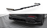 Maxton Design - Central Rear Splitter (with Vertical Bars) V.2 Mercedes Benz GLC63 AMG SUV X253 Rear Diffuser Maxton Design royalty-bespoke.myshopify.com