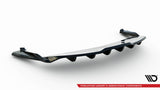 Maxton Design - Central Rear Splitter (with Vertical Bars) V.2 Tesla Model S Plaid MK1 (Facelift)