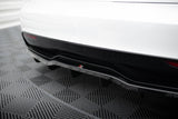 Maxton Design - Central Rear Splitter (with Vertical Bars) V.2 Tesla Model S Plaid MK1 (Facelift) Rear Diffuser Maxton Design royalty-bespoke.myshopify.com