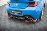 Maxton Design - Central Rear Splitter (with Vertical Bars) V.2 Toyota GR86 MK1 Rear Diffuser Maxton Design royalty-bespoke.myshopify.com
