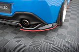Maxton Design - Central Rear Splitter (with Vertical Bars) V.2 Toyota GR86 MK1 Rear Diffuser Maxton Design royalty-bespoke.myshopify.com