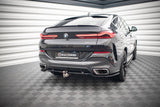 Maxton Design - Central Rear Splitter (with Vertical Bars) V.3 BMW X6 M-Pack G06 Rear Diffuser Maxton Design royalty-bespoke.myshopify.com