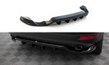 Maxton Design - Central Rear Splitter (with Vertical Bars) Volkswagen Touareg MK2 Rear Diffuser Maxton Design royalty-bespoke.myshopify.com