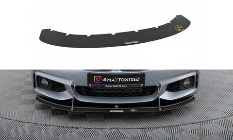Maxton Design - Front Racing Splitter V.2 BMW Series 4 Coupe / Gran Coupe / Cabrio M-Pack F32 / F36 / F33