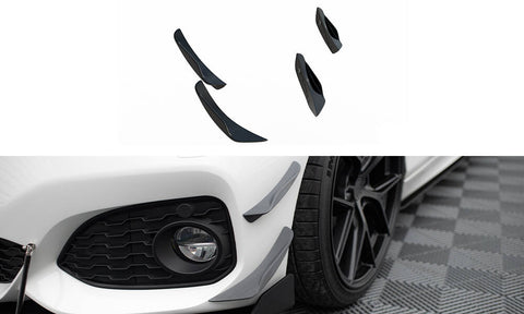 Maxton Design - Front Bumper Canards BMW Series 1 M-Pack / M140i F20 (Facelift) - Royal Body Kits