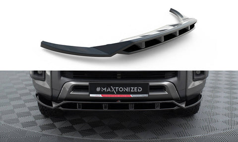 Maxton Design - Front Splitter Toyota Hilux Invincible MK8 (Facelift)
