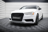 Maxton Design - Front Splitter V.1 Audi A3 Sedan 8V Front Spoiler Maxton Design royalty-bespoke.myshopify.com