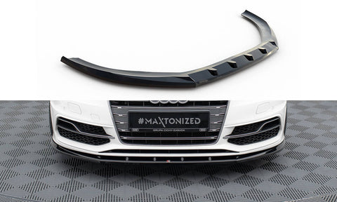 Maxton Design - Front Splitter V.1 Audi S3 / A3 S-Line Sportback / Hatchback 8V Front Spoiler Maxton Design royalty-bespoke.myshopify.com