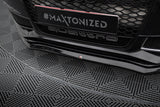 Maxton Design - Front Splitter V.1 Audi S4 / A4 S-Line B8 FL