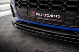 Maxton Design - Front Splitter V.1 Audi SQ5 / Q5 S-Line SUV/Sportback MK2 (Facelift) Front Spoiler Maxton Design royalty-bespoke.myshopify.com