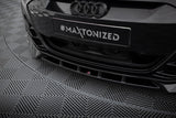 Maxton Design - Front Splitter V.1 Audi E-Tron GT / RS GT MK1 Front Spoiler Maxton Design royalty-bespoke.myshopify.com