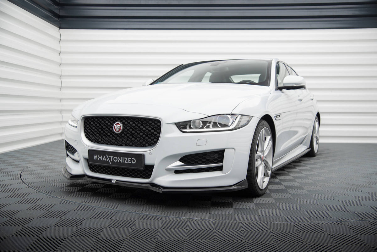 Front Lippe / Front Splitter / Frontansatz V.1 für Jaguar XE R-Sport X760 von Maxton Design main image 0