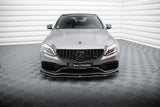 Maxton Design - Front Splitter V.1 Mercedes Benz C63 AMG Sedan/Estate W205 (Facelift) Front Spoiler Maxton Design royalty-bespoke.myshopify.com