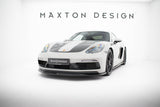 Maxton Design - Front Splitter V.1 Porsche 718 Cayman GTS 982C Front Spoiler Maxton Design royalty-bespoke.myshopify.com
