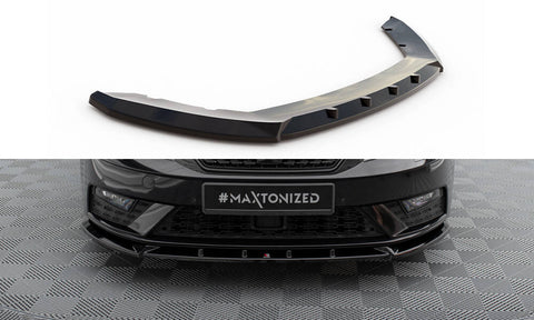 Maxton Design - Front Splitter V.1 Seat Leon MK3 (Facelift) Front Spoiler Maxton Design royalty-bespoke.myshopify.com