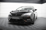 Maxton Design - Front Splitter V.1 Seat Leon MK3 (Facelift) Front Spoiler Maxton Design royalty-bespoke.myshopify.com