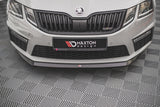 Maxton Design - Front Splitter V.1 Skoda Octavia RS MK3 (Facelift) Front Spoiler Maxton Design royalty-bespoke.myshopify.com