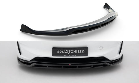 Maxton Design - Front Splitter V.1 Tesla Model 3 Performance MK1 (Facelift) - Royal Body Kits