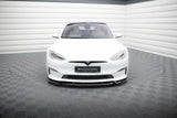 Maxton Design - Front Splitter V.1 Tesla Model S Plaid MK1 (Facelift) Front Spoiler Maxton Design royalty-bespoke.myshopify.com