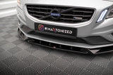 Maxton Design - Front Splitter V.1 Volvo S60 R-Design MK2 - Royal Body Kits