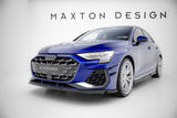 Maxton Design - Front Splitter V.2 Audi A3 S-Line Sedan / S3 Sedan 8Y (Facelift) - Royal Body Kits