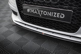 Maxton Design - Front Splitter V.2 Audi A3 Sedan 8V