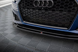 Maxton Design - Front Splitter V.2 Audi A4 Competition B9