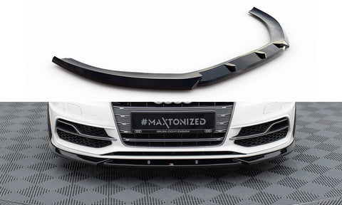 Maxton Design - Front Splitter V.2 Audi S3 / A3 S-Line Sportback / Hatchback 8V Front Spoiler Maxton Design royalty-bespoke.myshopify.com