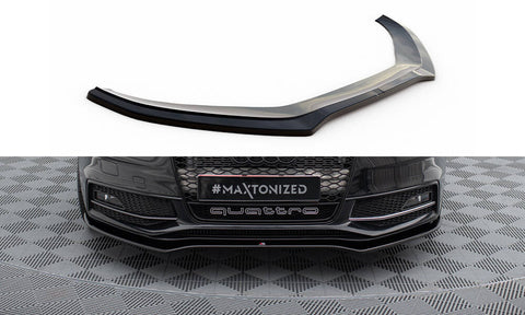 Maxton Design - Front Splitter V.2 Audi S4 / A4 S-Line B8 FL