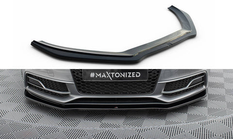 Maxton Design - Front Splitter V.2 Audi S5 / A5 S-Line 8T FL Front Spoiler Maxton Design royalty-bespoke.myshopify.com