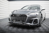 Maxton Design - Front Splitter V.2 Audi S5 / A5 S-Line F5 Facelift Front Spoiler Maxton Design royalty-bespoke.myshopify.com