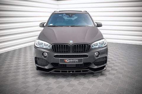 Gloss Black Front Splitter Spoiler Lip Kit For BMW X5 F15 M Sport 2013-2018