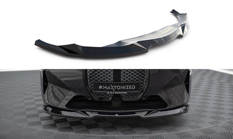 Maxton Design - Front Splitter V.2 BMW IX M-Pack I20 Front Spoiler Maxton Design royalty-bespoke.myshopify.com
