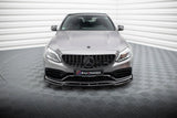 Maxton Design - Front Splitter V.2 Mercedes Benz C63 AMG Sedan/Estate W205 (Facelift) Front Spoiler Maxton Design royalty-bespoke.myshopify.com