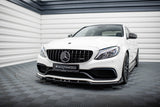Maxton Design - Front Splitter V.2 Mercedes Benz C63 AMG Sedan/Estate W205/S205 Front Spoiler Maxton Design royalty-bespoke.myshopify.com