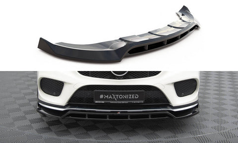 Maxton Design - Front Splitter V.2 Mercedes Benz GLE-Class Coupe AMG-Line / GLE43 AMG C292