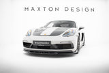 Maxton Design - Front Splitter V.2 Porsche 718 Cayman GTS 982C Front Spoiler Maxton Design royalty-bespoke.myshopify.com