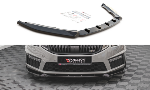 Maxton Design - Front Splitter V.2 Skoda Octavia RS MK3 (Facelift) Front Spoiler Maxton Design royalty-bespoke.myshopify.com