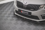 Maxton Design - Front Splitter V.2 Skoda Octavia RS MK3 (Facelift) Front Spoiler Maxton Design royalty-bespoke.myshopify.com