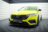 Maxton Design - Front Splitter V.2 Skoda Octavia RS MK4 - Royal Body Kits