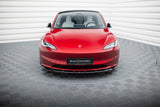 Maxton Design - Front Splitter V.2 Tesla Model 3 Project Highland (Facelift) Front Spoiler Maxton Design royalty-bespoke.myshopify.com
