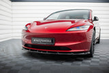 Maxton Design - Front Splitter V.2 Tesla Model 3 Project Highland (Facelift) Front Spoiler Maxton Design royalty-bespoke.myshopify.com