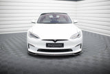 Maxton Design - Front Splitter V.2 Tesla Model S Plaid MK1 (Facelift) Front Spoiler Maxton Design royalty-bespoke.myshopify.com