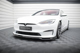 Maxton Design - Front Splitter V.2 Tesla Model S Plaid MK1 (Facelift) Front Spoiler Maxton Design royalty-bespoke.myshopify.com