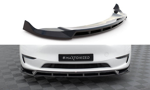 Maxton Design - Front Splitter V.2 Tesla Model Y