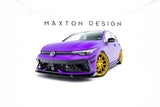 Maxton Design - Front Splitter V.3 + Flaps Volkswagen Golf R MK8 (Facelift) - Royal Body Kits