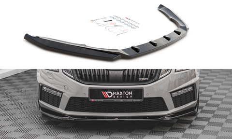 Maxton Design - Front Splitter V.3 Skoda Octavia RS MK3 (Facelift) Front Spoiler Maxton Design royalty-bespoke.myshopify.com