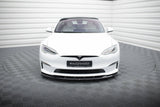 Maxton Design - Front Splitter V.3 Tesla Model S Plaid MK1 (Facelift) Front Spoiler Maxton Design royalty-bespoke.myshopify.com
